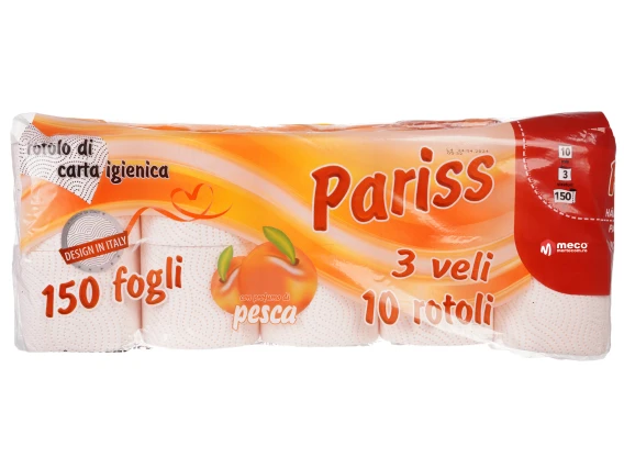 Hartie igienica Pariss 10 role 3 straturi 150foi