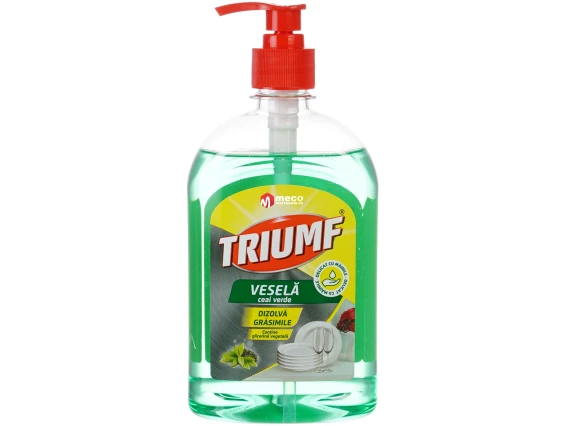 Detergent lichid pentru vase Triumf 500ml (Ceai Verde)