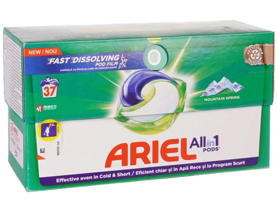 Detergent Ariel All in 1 capsule 37 bucati Mountain Spring