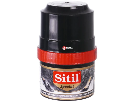 Crema solida pentru incaltaminte Sitil negru 50 ml