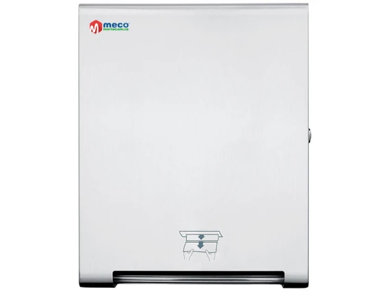 Dispenser inox satinat pentru prosop hartie autocut Meco PDK3