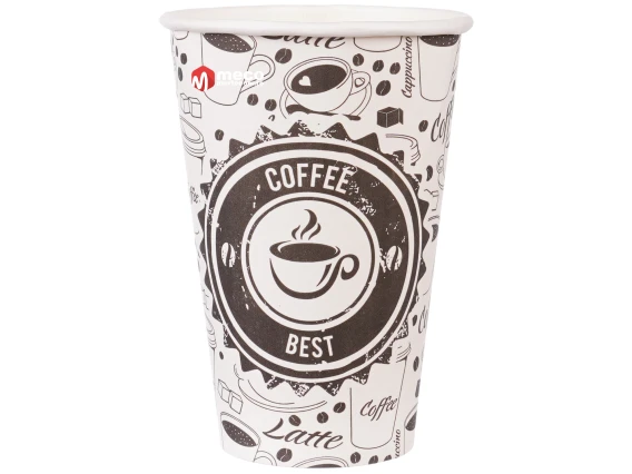 Pahar carton unica folosinta albe 350ml 12oz