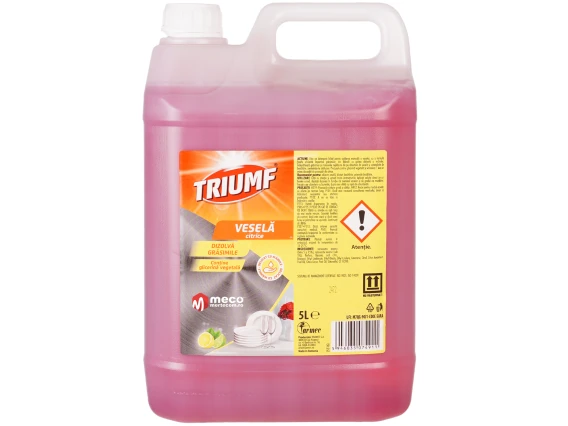Detergent lichid pentru vase Triumf 5 litri Citrice