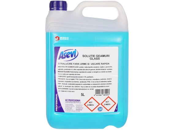Detergent geamuri Asevi Glass 5 litri