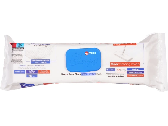 Lavete umede pentru pardoseli Sleepy Bleach Additive 50buc