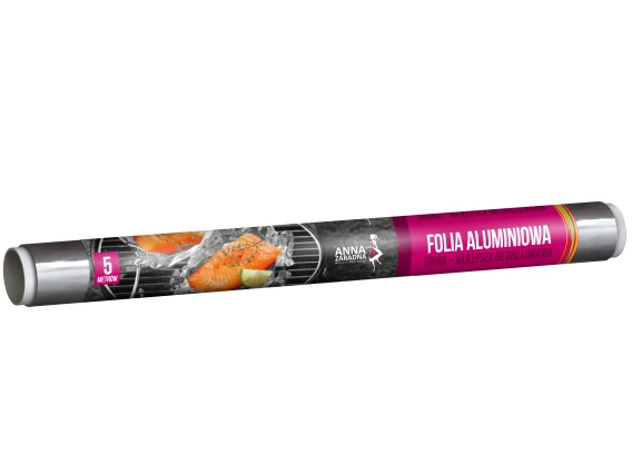 Folie aluminiu pentru grill/gratar Anna Zaradna 5m x 45cm