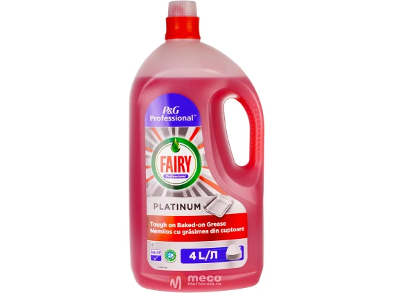 Detergent lichid de vase Fairy Professional 4L Platinum