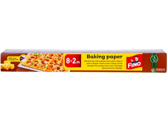Hartie pentru copt cu cutit Fino 8+2metri