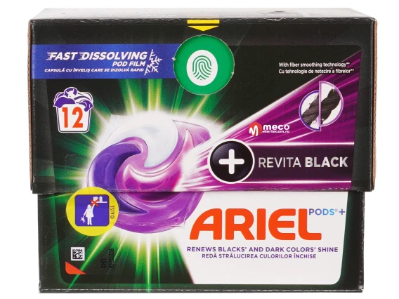 Detergent capsule Ariel Revita Black 12 bucati