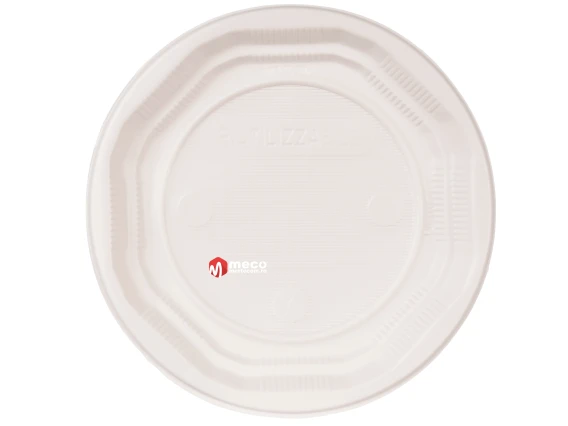 Farfurii rotunde plastic biodegradabil 19 cm 50bucati/set