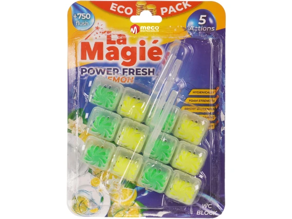 Odorizant pentru toaleta La Magie 3x40g (Lemon)