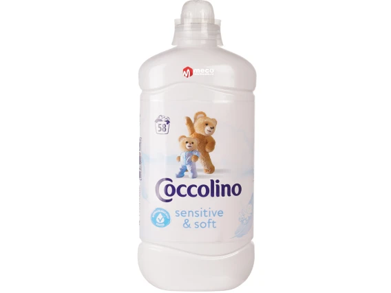 Balsam rufe Coccolino Sensitive&Soft 58 spalari 1.45L