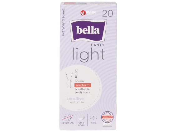 Absorbante zilnice Bella Panty Light Sensitive 20 bucati