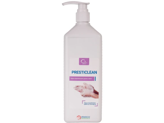 Sapun dezinfectant pentru maini Presticlean 1litru cu pompita