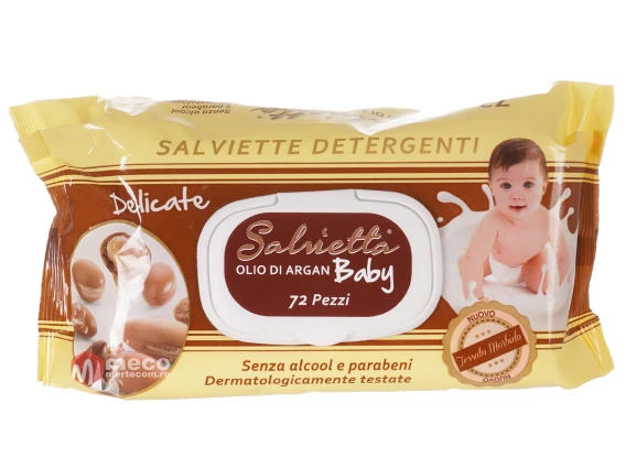 	Servetele umede cu capac Salvietta 72buc