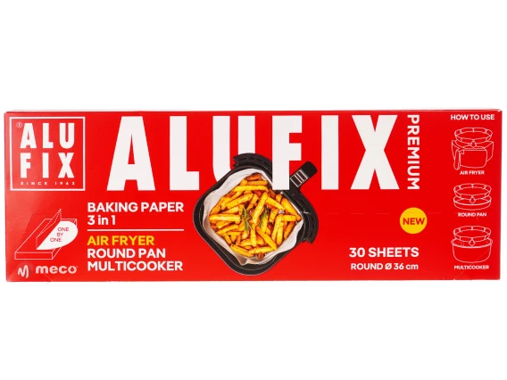 Alufix hartie de copt pentru Air Fryer 30 coli