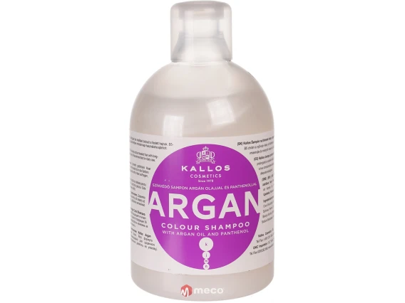Sampon pentru par vopsit Kallos Argan si Panthenol 1000 ml