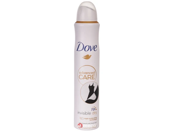 Deodorant spray Dove 200ml Advance Care Invisible Dry 