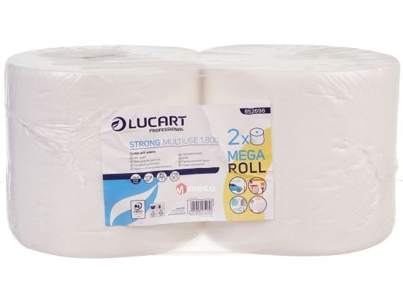 Rola prosop industrial Lucart Strong Multiuse 2 bucati pe set 852698