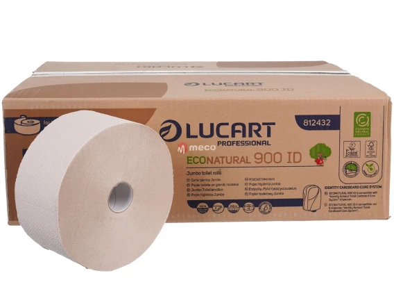 Hartie igienica jumbo EcoNatural Lucart Identity 2 straturi 812432