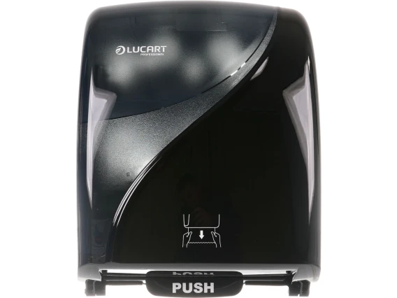Dispenser rola prosop autocut Lucart Identity negru 892992