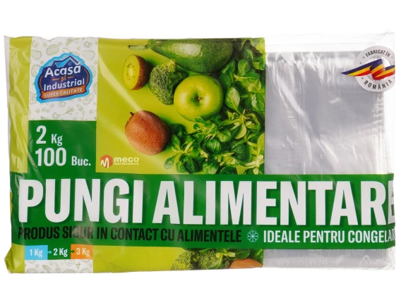 Pungi alimentare pentru congelator 2kg