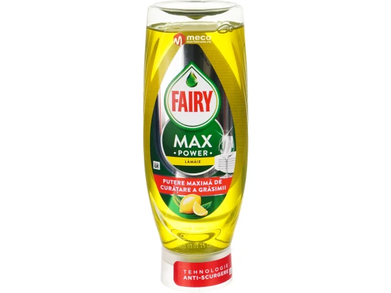 Detergent lichid de vase Fairy MaxPower 545ml Lemon