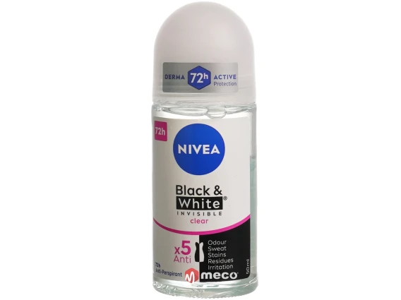 Deodorant Roll-on Nivea Women 50ml (Invisible Black&White Clear)