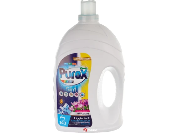 Detergent lichid pentru rufe colorate Purox 143 spalari 4.3 litri