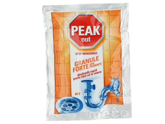 Granule desfundat tevi Peak Out 60-80 g (Apa calda)